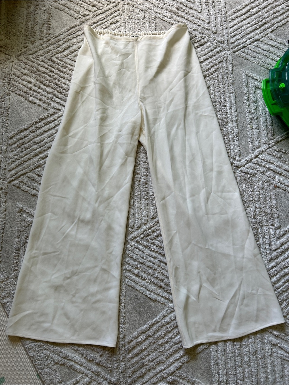 Staud Cream Wide-Leg Women's Pants